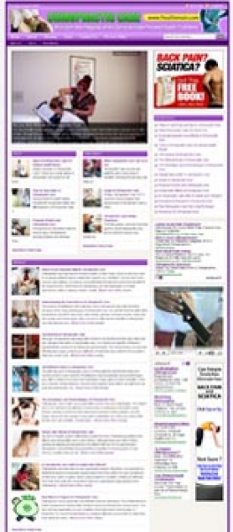 Product picture Chiropractic Care Website - With Private Label Rights