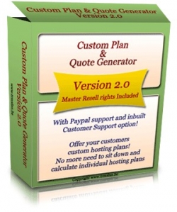 Product picture Custom Plan & Quote Generator - With Master Resale Rights