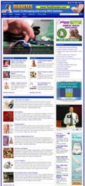 Product picture Diabetes Website - With Private Label Rights