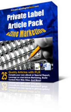 Product picture Private Label Article Pack : Ezine Marketing Articles - With Private Label Rights