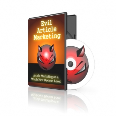 Product picture Evil Article Marketing - With Master Resale Rights