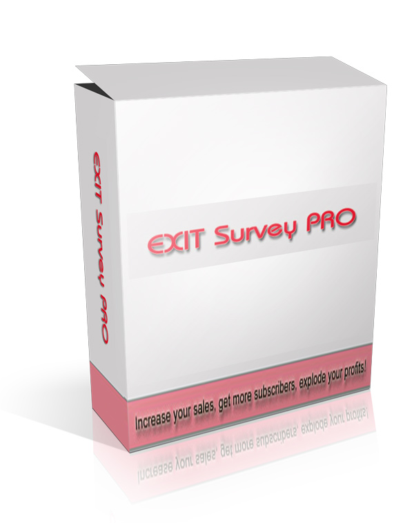 Product picture Exit Survey Pro - With Master Resale Rights