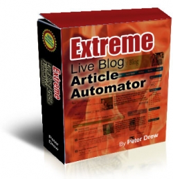 Product picture Extreme Live blog Article Automator - With Resell Rights