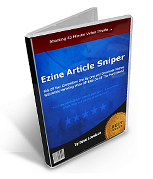 Product picture Ezine Article Sniper - With Resale Rights