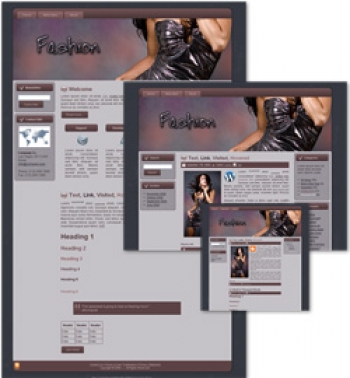 Product picture Fashion Themed Wordpress, Blogger and HTML Templates - With Master Resale Rights