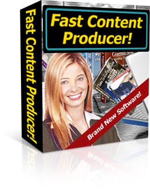 Product picture Fast Content Producer - With Private Label Rights