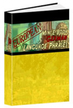 Product picture European Mini E-Book German Language Phrases - With Resell Rights