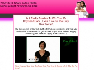 Product picture Get Your Boyfriend Back! - Presell Template - With Resale Rights