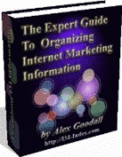 Product picture Organizing Internet Marketing Information - With Giveaway Rights