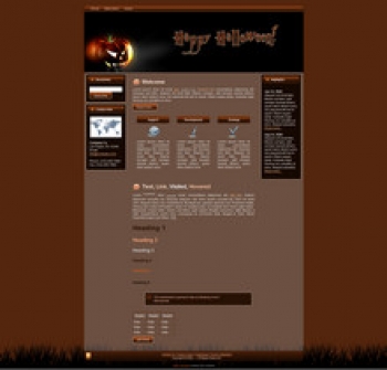 Product picture Halloween Pumpkin WP Theme - With Master Resale Rights