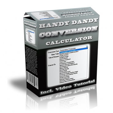 Product picture Handy Dandy Conversion Calculator - With Master Resell Rights