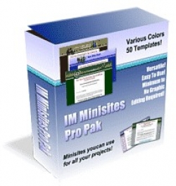 Product picture IM Minisites Pro Pak - With Master Resale Rights