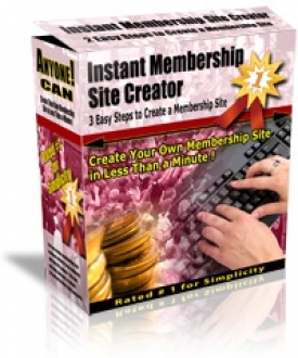 Product picture Instant Membership Site Creator Version 3.2 - With Master Resale Rights