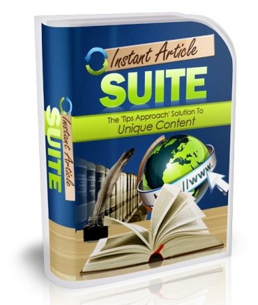 Product picture Instant Article Suite - With Master Resale Rights