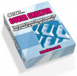 Product picture Instant Cover Creator - With Resell Rights
