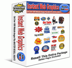 Product picture Instant Web Graphics - With Resell Rights