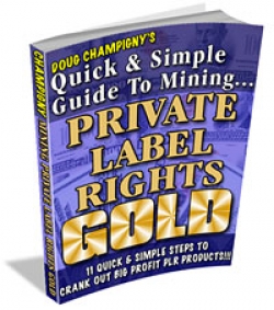 Product picture Private Label Rights Gold - With Master Resell Rights