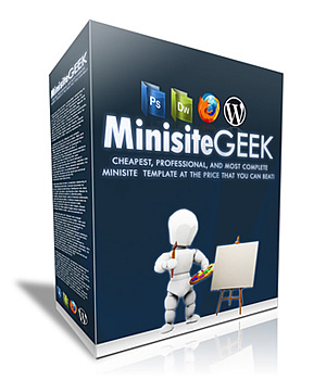 Product picture Minisite Geek - With Master Resale Rights