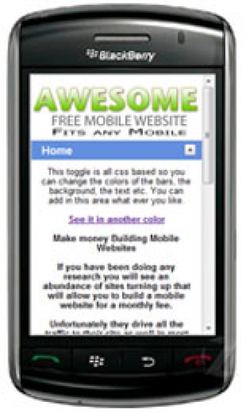 Product picture Mobile Template - With Master Resale Rights