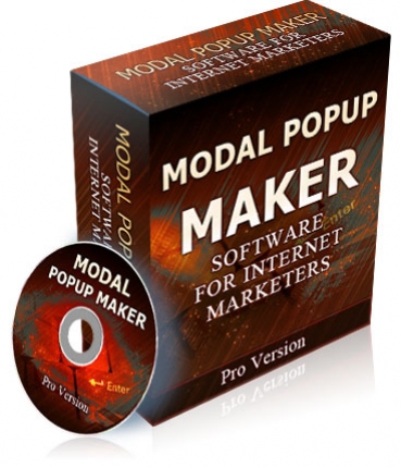 Product picture Modal Popup Maker With Resale Rights