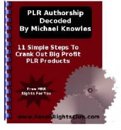 Product picture PLR Authorship Decoded - With Master Resell Rights