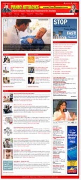 Product picture Panic Attacks Website - With Private Label Rights