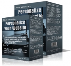 Product picture Personalize Your Website With Master Resale Rights