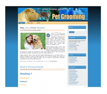 Product picture Pet Grooming Templates - With Private Label Rights