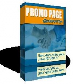 Product picture Promo Page Generator With Master Resell Rights