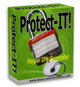 Product picture Protect-IT! PayPal IPN Generator - With Master Resale Rights