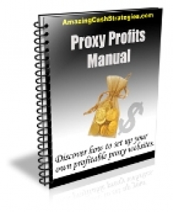 Product picture Proxy Profit Manual - With Master Resale Rights
