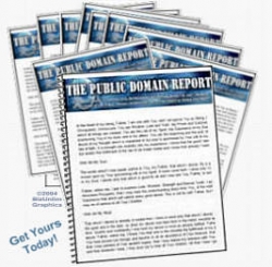 Product picture The Public Domain Report - With Master Resale Rights