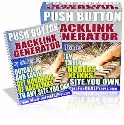 Product picture Push Button Backlink Generator - With Master Resale Rights