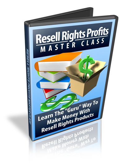 Product picture Resell Rights Profits Master Class - With Resell Rights