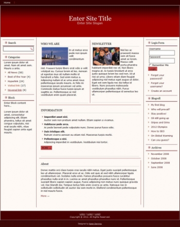 Product picture Responsive Magazine Style Template #1 - With Private Label Rights