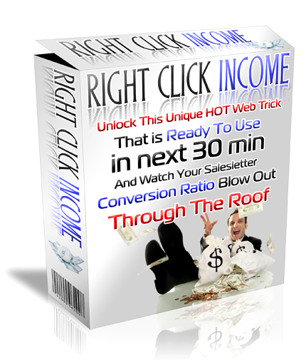 Product picture Right Click Income - With Private Label Rights