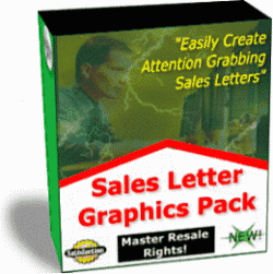 Product picture Sales Letter Graphics Pack - With Master Resale Rights