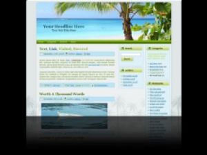 Product picture Saona Island WP Theme - With Master Resale Rights