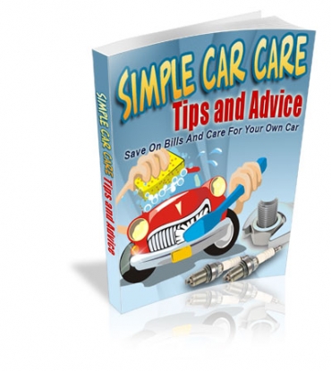 Product picture Simple Car Care Tips And Advice - With Master Resale Rights