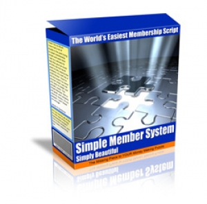 Product picture Simple Member System - With Master Resale Rights