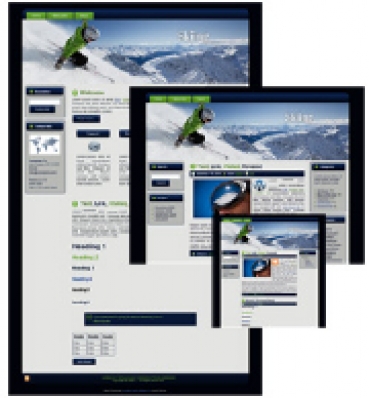 Product picture Skiing - WP Theme - With Master Resale Rights