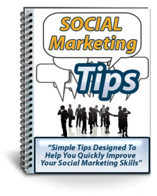 Product picture Social Marketing Tips - With Private Label Rights