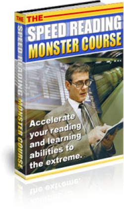 Product picture The Speed Reading Monster Course - With Private Label Rights