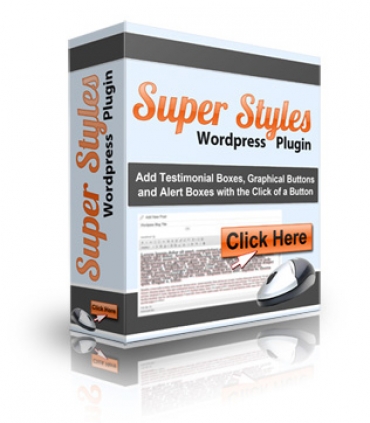 Product picture Super Styles WordPress Plugin - With Personal Use Rights