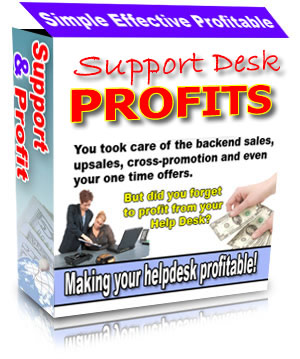 Product picture Support Desk Profits - With Private Label Rights