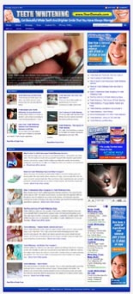 Product picture Teeth Whitening Website - With Private Label Rights