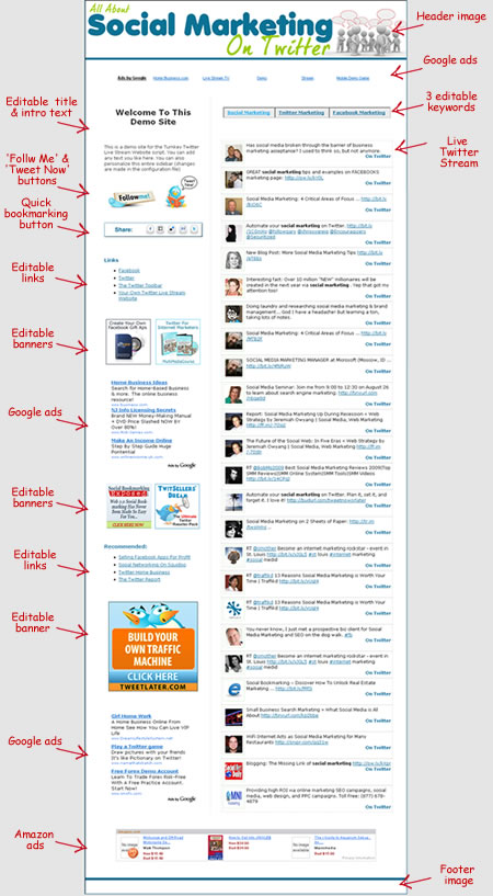 Product picture Turnkey Twitter Live Streams Website - With Master Resale Rights