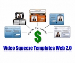Product picture Video Squeeze Templates Web 2.0 - With Private Label Rights