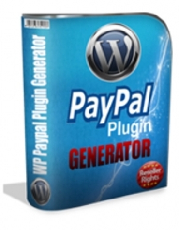 Product picture WP Paypal Plugin Generator - With Master Resale Rights