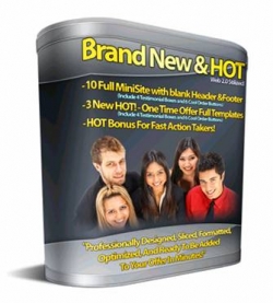 Product picture Web 2.0 MiniSite Templates V7 - With Master Resale Rights